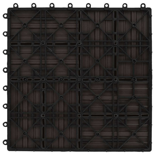 vidaXL Material for Garden Flooring from WPC 30x30cm 11 Pieces