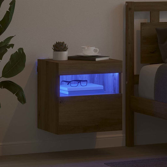 Wooden Brown Bedside Table 40x30x40cm