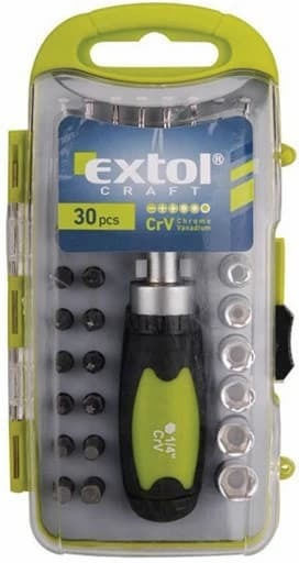 Extol Σετ 30 Κατσαβίδια