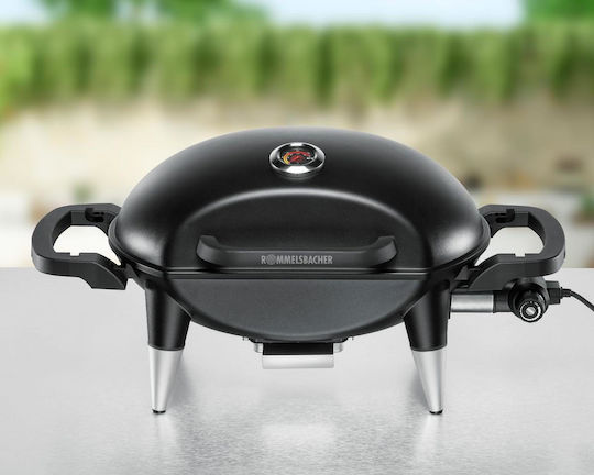 Rommelsbacher Tabletop Grătar Electric Grătar 2200W cu Capac și Termostat Reglabil