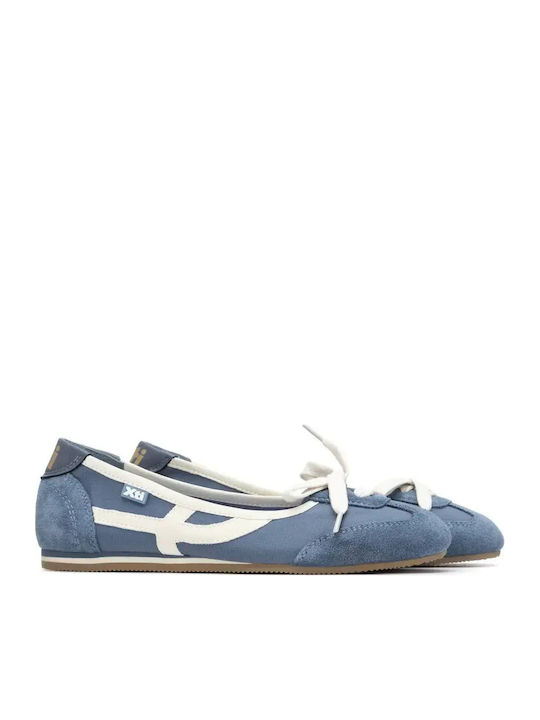 Damen Ballerinas in Hellblau Farbe