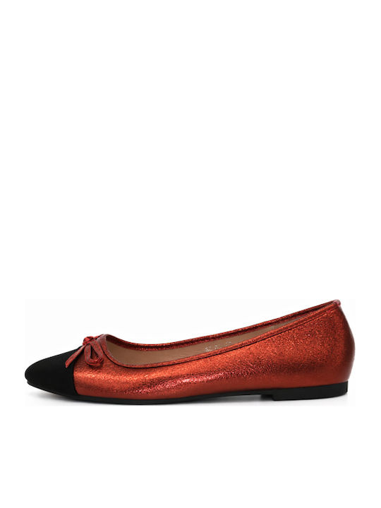 Women's Burgundy Ballerina Shoes