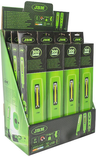 JBM Battery Workshop Light LED IP44 with Brightness up to 1000lm