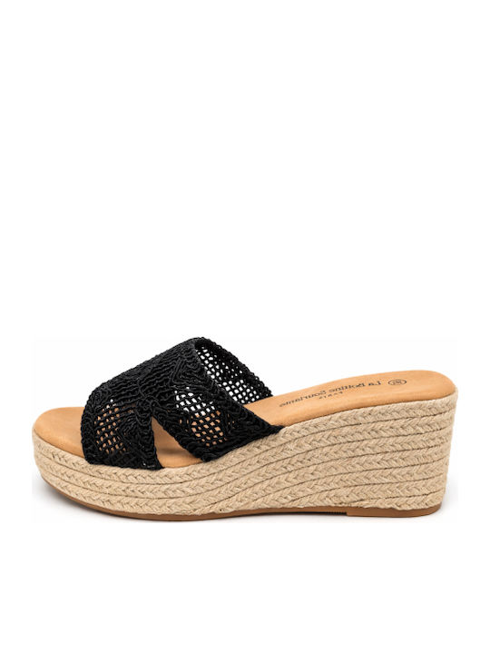 Women's Black Summer Platforms SL-BYJ9330-26FL-Black