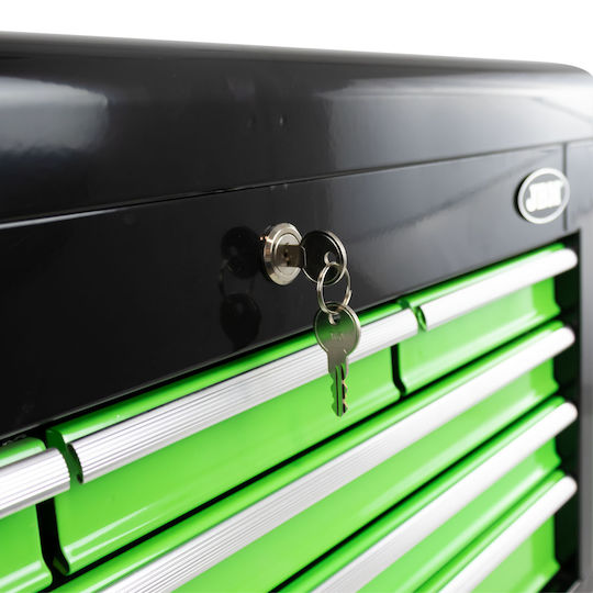 JBM Metallic Tool Carrier with 4 Drawers W66xD30xH48cm