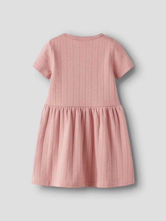 Παιδικό Φόρεμα Κοντομάνικο Misty Rose