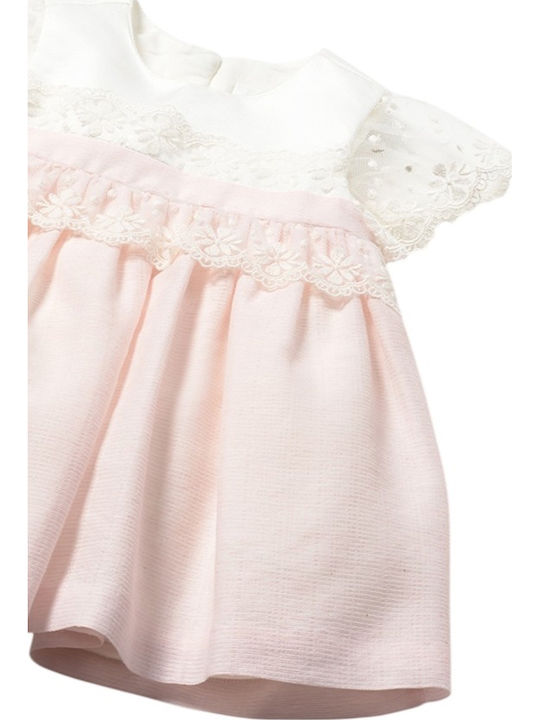 Mädchenkleider Set aus 2 mit Slip und Zubehör Rosa