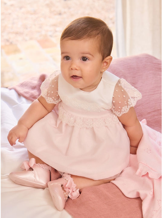 Mädchenkleider Set aus 2 mit Slip und Zubehör Rosa