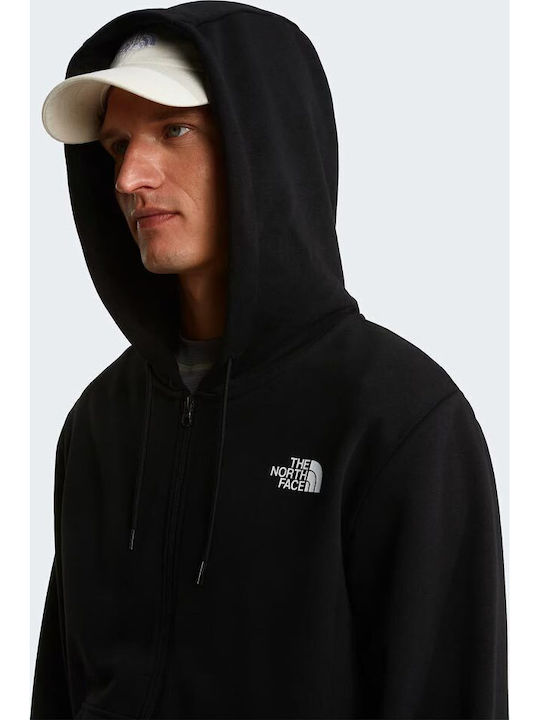 Simple Dome Sweatshirt mit Kapuze Schwarz