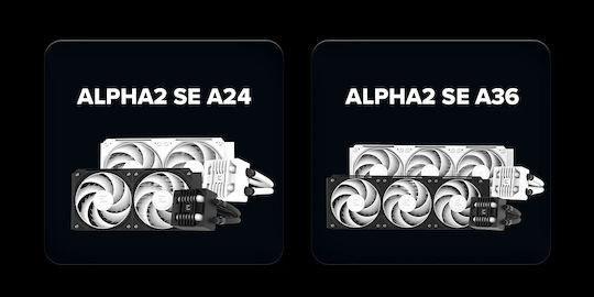 Zalman Alpha2 SE A36 Υδρόψυξη AIO CPU με 3 Ανεμιστήρες 120mm και ARGB Φωτισμό Λευκή