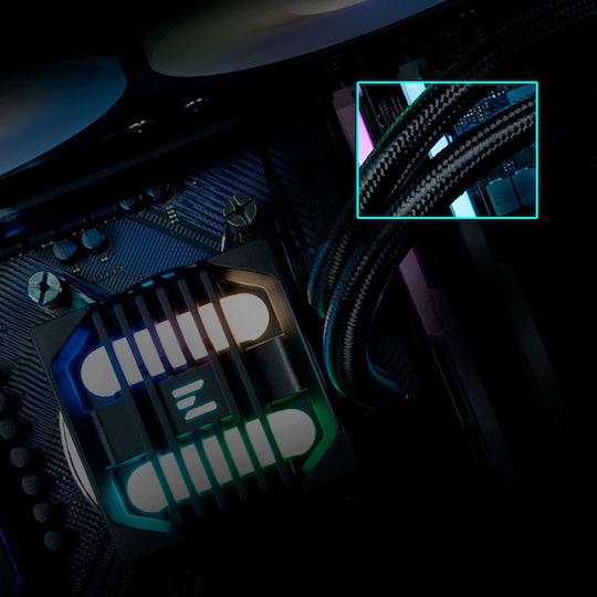 Zalman Alpha2 SE A36 Υδρόψυξη AIO CPU με 3 Ανεμιστήρες 120mm και ARGB Φωτισμό Λευκή