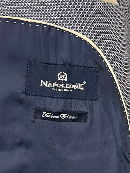 Men’s Suit Jacket With Slim Fit Blue