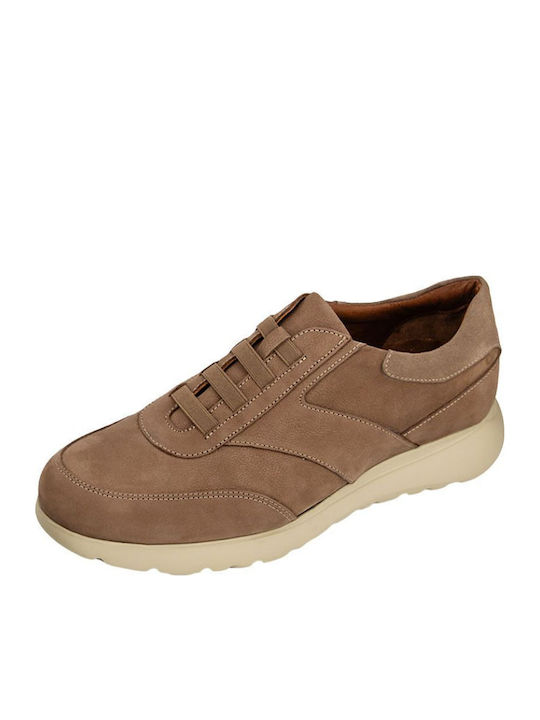 Leder Herren Freizeitschuhe Anatomisch Beiges