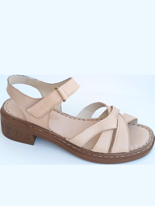 Leather Women's Anatomic Tabac Brown Sandals