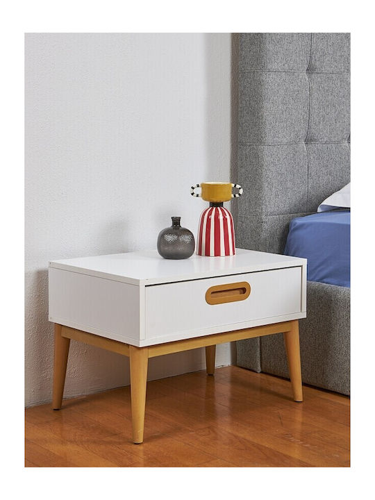 Bedroom Furniture Set White with Mattress 160x200cm