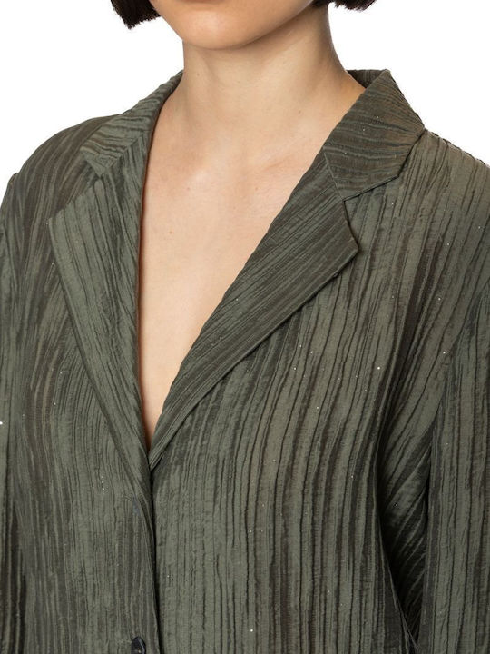 Emporio Armani Women's Blazer Green