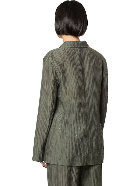 Emporio Armani Women's Blazer Green