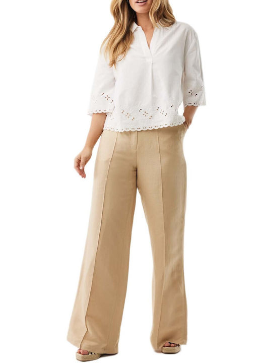 Women's Blouse Cotton White