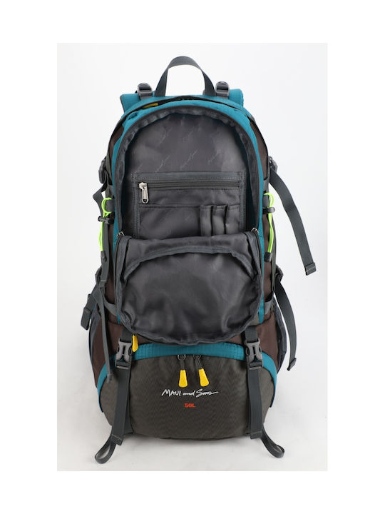 Maui & Sons Bergsteigerrucksack 50Es Grün