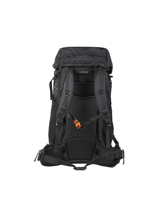 Maui & Sons Ορειβατικό Σακίδιο 70lt Αδιάβροχο Μαύρο Expedition
