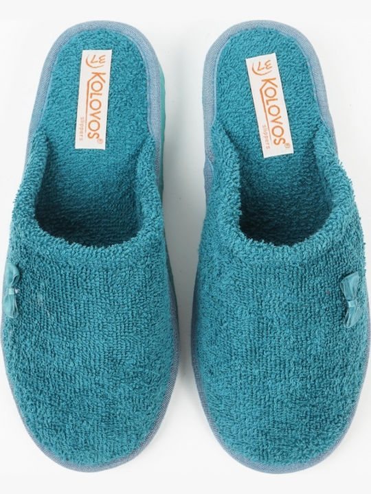 Anatomic Terry Women's Slippers Turquoise