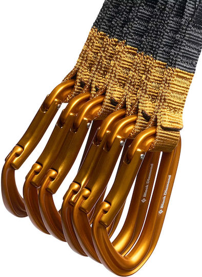 Black Diamond Hotforge Quickpack 12cm Carabine De Escaladă Amber