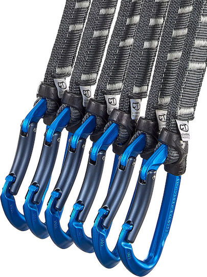 Climbing Technology Skylotec Lime Set Ny Pro 17 Cm 6-pack Climbing Quickdraws Anthracite Electric Blue