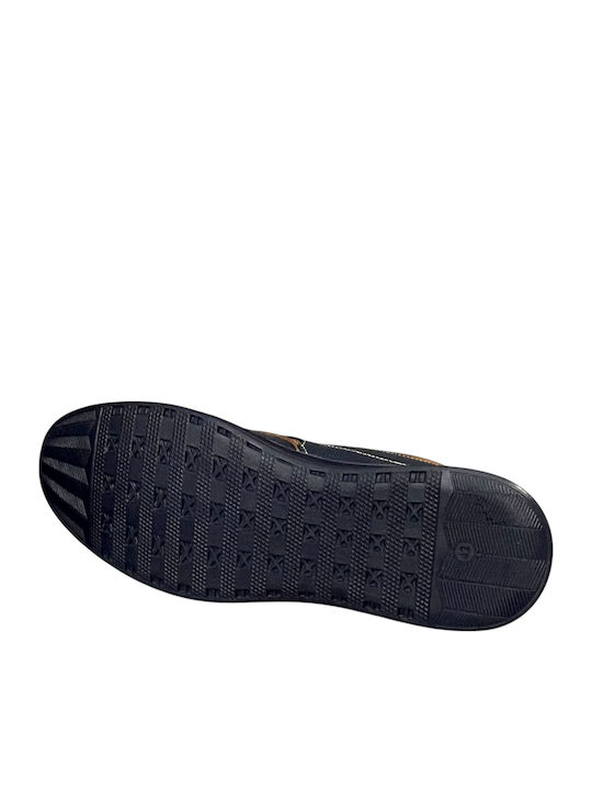 Leather Men's Casual Blue Shoes