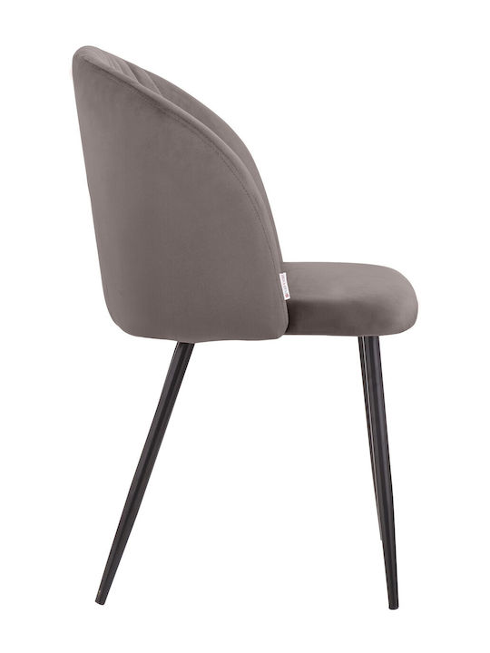 Ess- und Küchenstühle Metallisch Mauro 2 Stück 50.5x55.5x87cm