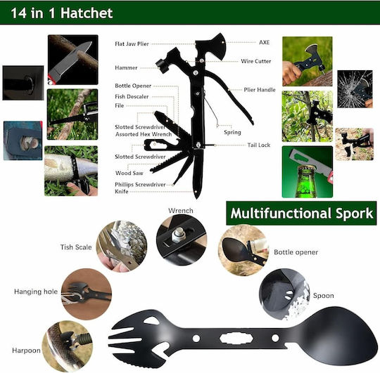 Κιτ Επιβίωσης Έκτακτης Ανάγκης 21in1 Survival Kit