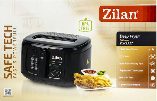 ZLN2317 Deep Fryer 2.5lt Black