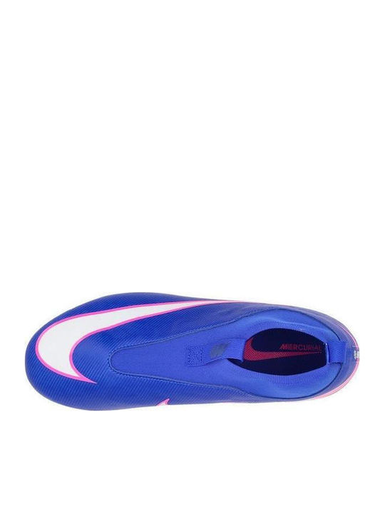 Zoom Superfly 10 Academy AG Kids Soccer Cleats Molded Blue