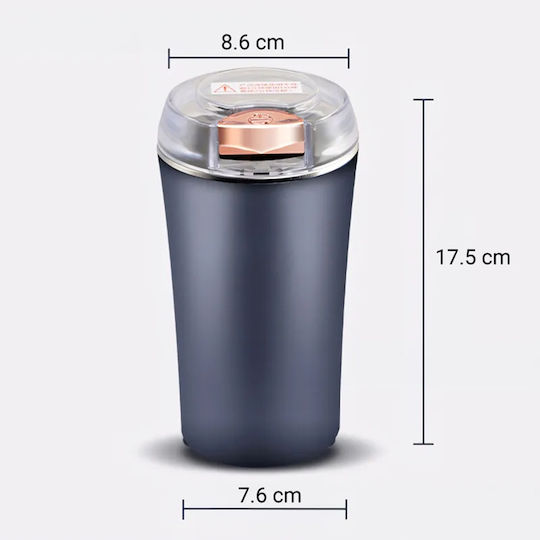 Elektrischer Kaffeemühle 200W Blau
