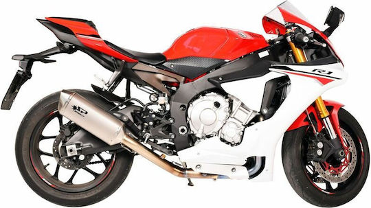 Spark Крайна Тръба на Изпускателната Система Стоманена Кръгла Конична Gya8828t Yamaha YZF-R1 1000 ABS 15-19