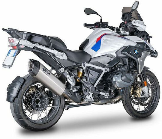 Spark Auspuff-Endrohr Titan Conical Slash-down Gbm0607tom BMW R 1200 Gs Abs 13-19