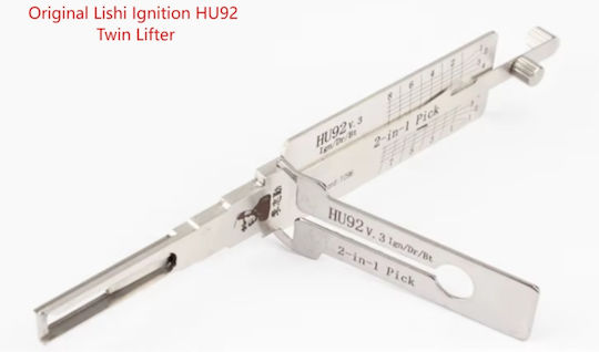 Lishi Original Hu92 2 În 1 Instrument Auto Decoder Ridicător Dublu Aprindere Uși Portbagaj Compatibil Bmw Mini Land Rover Range Rover