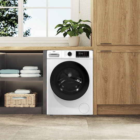 Beko Mașină de Spălat Rufe 8kg cu Tehnologie cu Abur 1400 Rotiri B1WFM2841WBEE