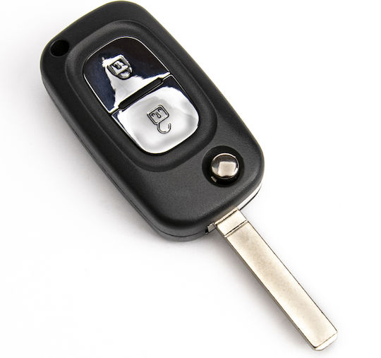 Car Key Shell with VA2 Blade with 2 Buttons Remote for Smart