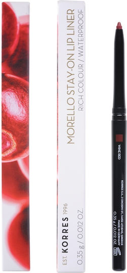 Korres Μorello Stay On Lip Liner Μολύβι Χειλιών