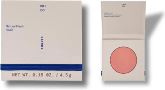 Korres Ρουζ Natural Fresh 01 Pink Peony 4.5gr
