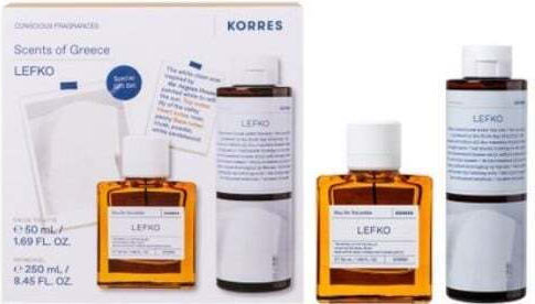 Korres Lefko Γυναικείο Σετ με Eau de Toilette