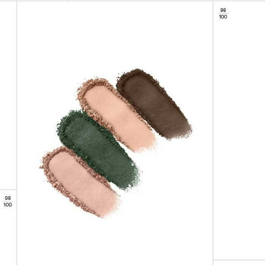 Korres Real Color Παλέτα με Σκιές Ματιών Matte σε Στερεή Μορφή 01 Forest Nudes 4gr