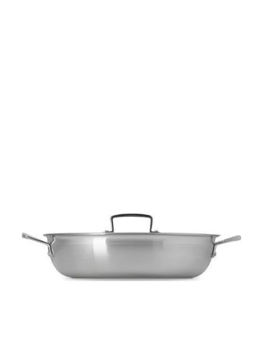Le Creuset Oală Joasă din Oțel Inoxidabil 4.8l /