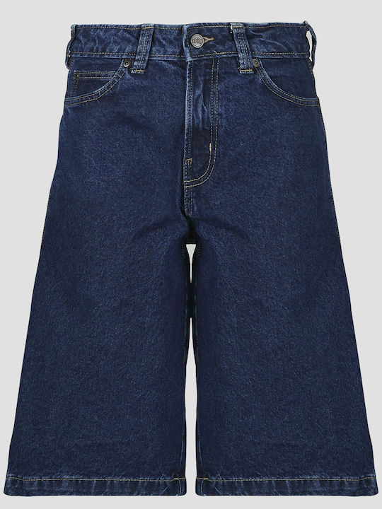 Damen Bermudas Jean Blau