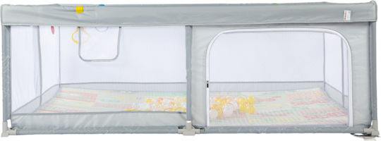 Parc cu Saltea Gri 200x180cm