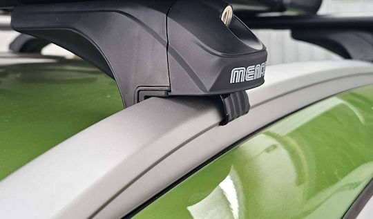 Menabo Sonic Silver Cross Bars Bmw 3 Series F31 Touring 2015-2018