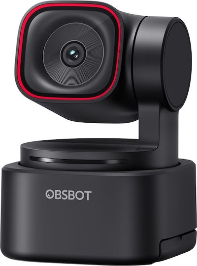 Obsbot Tiny 3 Lite Webcam 48mp 4k@30fps 1080p@120fps Built-in Microphone Ideal Office Ai Tracking Usb 2.0 Remote Control Obsbot Vox Se Microphone Included Gray
