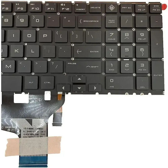 Mentor Premium Laptop-Tastatur Hp L32770-001 Mit Hintergrundbeleuchtung Weiß Englisch (US)