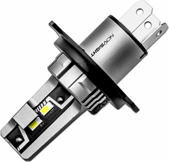 NovSight Car Lamp H4 Canbus LED 6500K Cold White 12V 25W