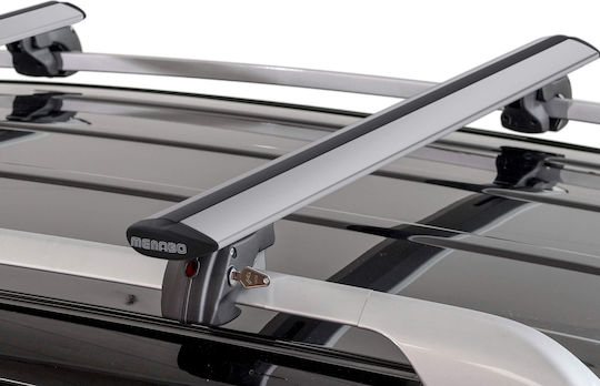 Menabo Fender Silver Cross Bars Toyota Corolla Verso 2000-2004